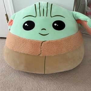 Squishmallows 20” Baby Yoda Grogu Star Wars Jumbo Plush Large Squishmallow